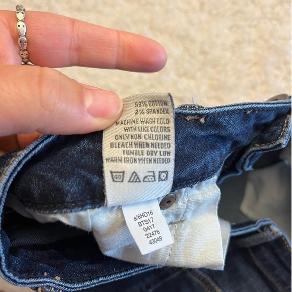 American Rag Distressed Mini Jean Skirt - Picture 7 of 9